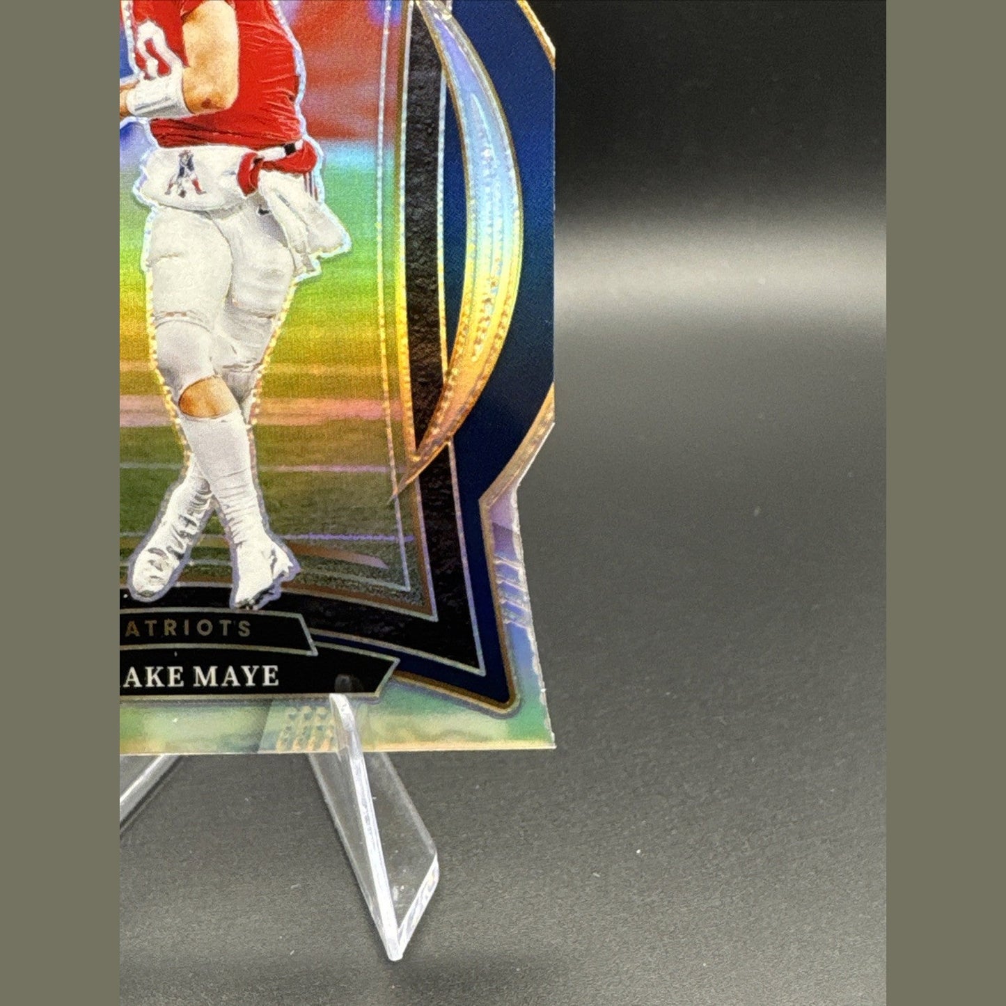 2024 Panini Select - Concourse Drake Maye #27 Silver Prizm Die-Cut (RC)