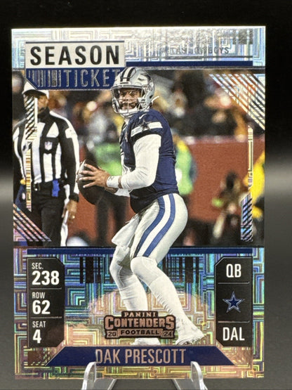 2024 Panini Contenders - Season Ticket Dak Prescott 25 Hobby Mojo Dallas Cowboys