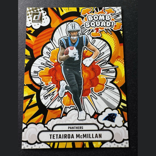 2025 Donruss Bomb Squad Tetairoa McMillan RC Carolina Panthers #BS-TMN