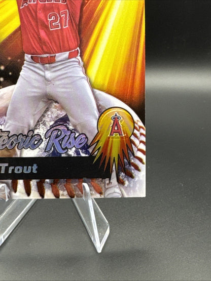 2025 Bowman Chrome - Mike Trout - Meteoric Rise Insert LA Angels #MR-2