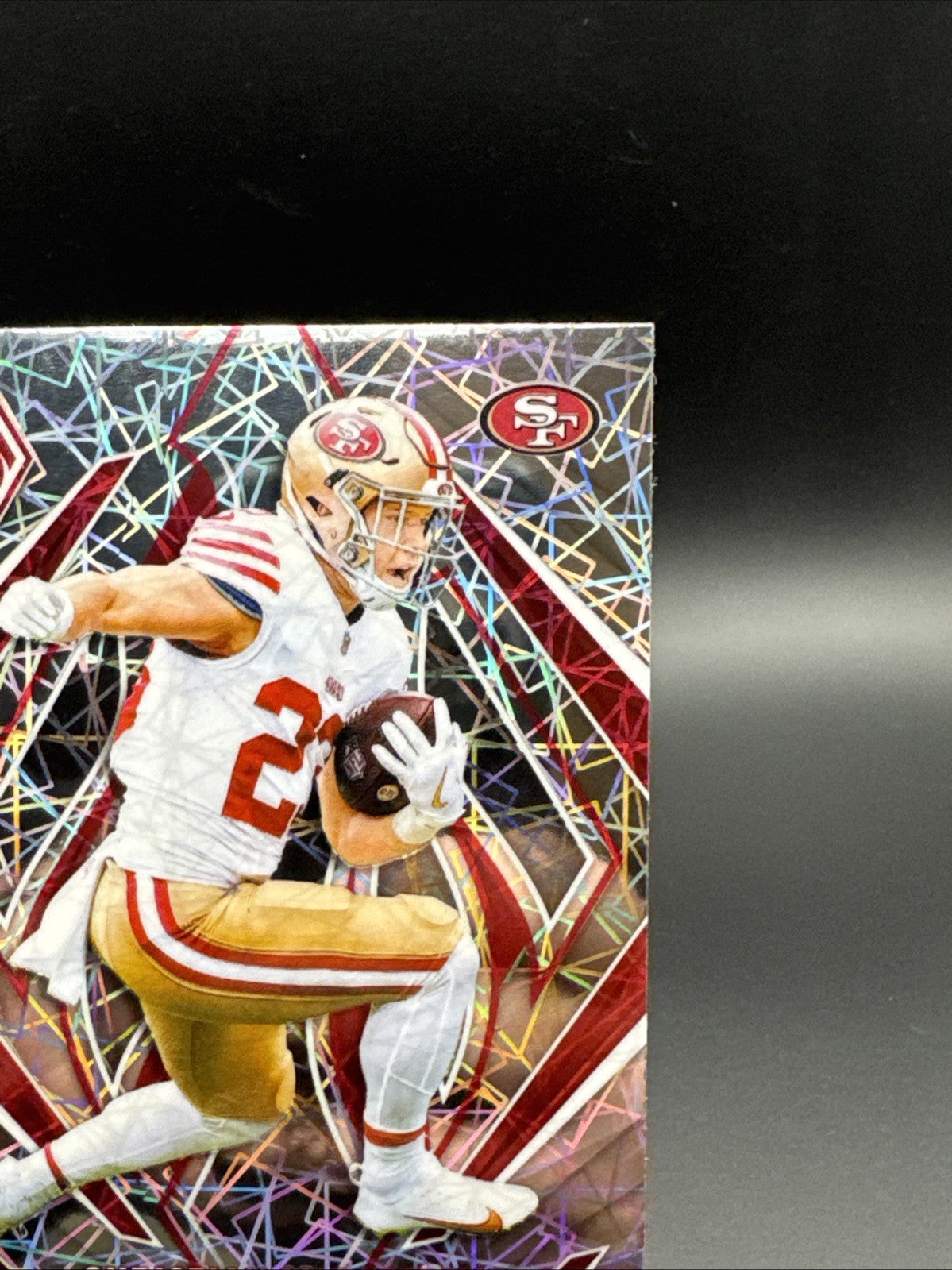 CHRISTIAN MCCAFFREY #26 2024 PANINI PHOENIX 49ERS LAZER