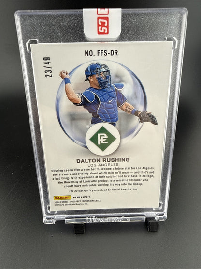 2024 Panini Prospect Edition - Franchise Futures Signatures Dalton Rushing...