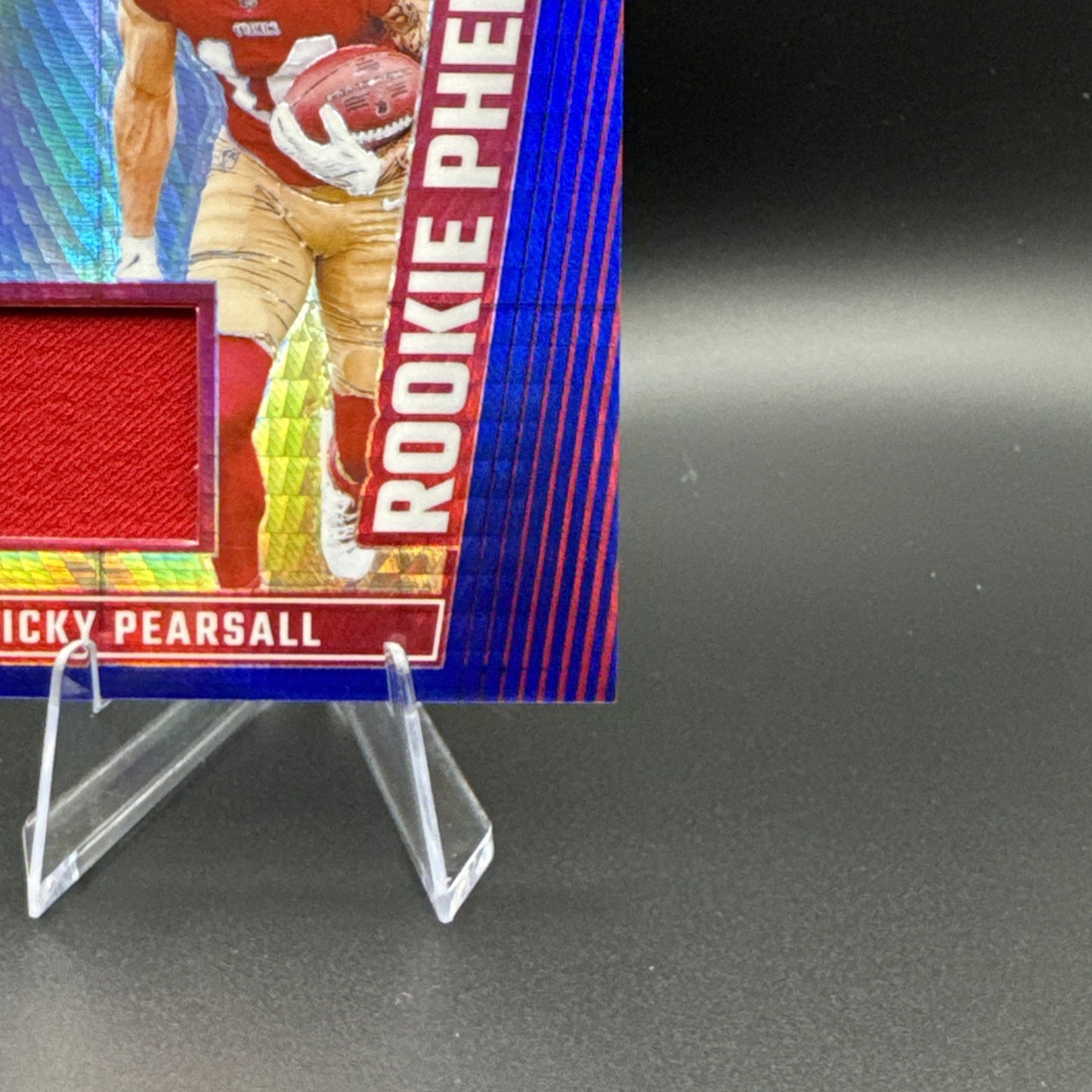 2024 Ricky Pearsall Optic Blue Hyper Rookie Phenom Patch #RPB-RPL