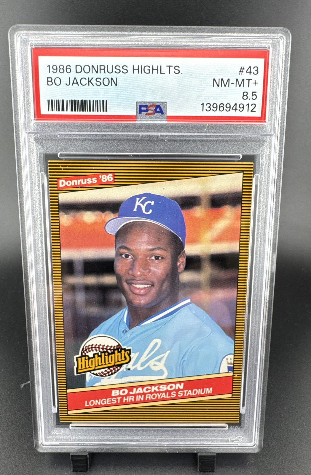 1986 Donruss Highlights - Bo Jackson #43 (RC)