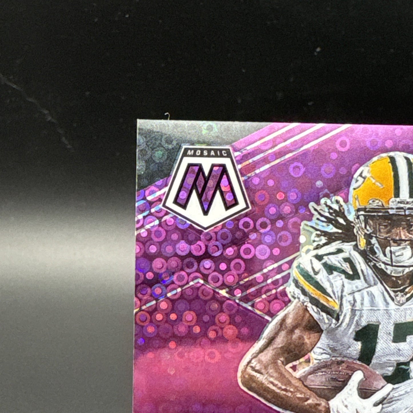 2021 Panini Mosaic Davante Adams #82 No Huddle Purple 12/50