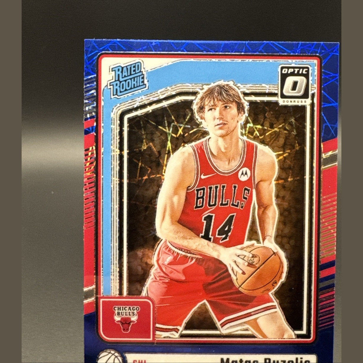 2024-25 Donruss Optic Blue Velocity Rated Rookie #271 Matas Buzelis BULLS