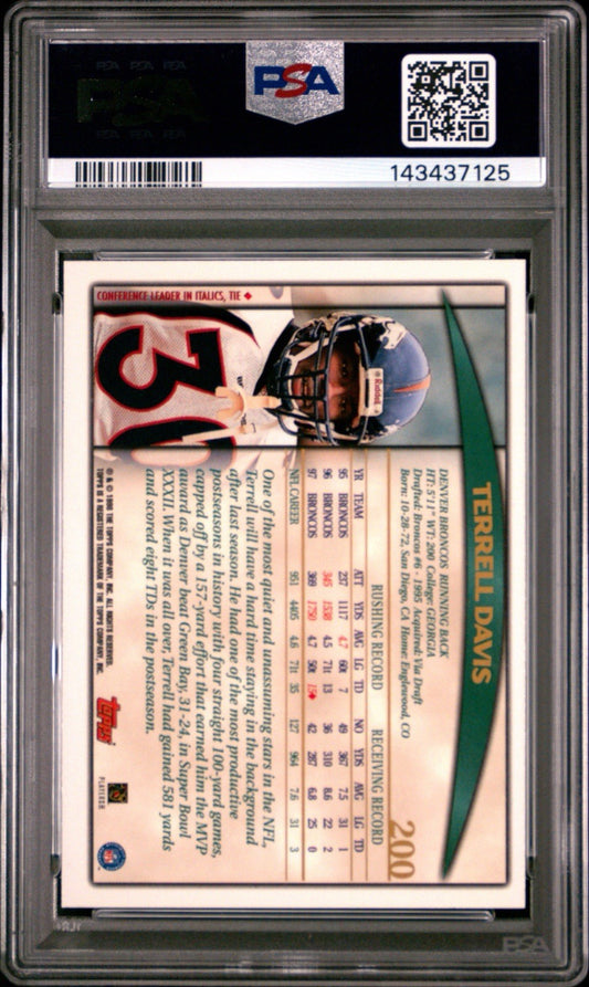 1998 Topps - Terrell Davis #200