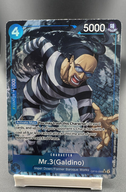 Mr.3(Galdino) (056) (Alternate Art) OP16-056 The Time of Battle Foil