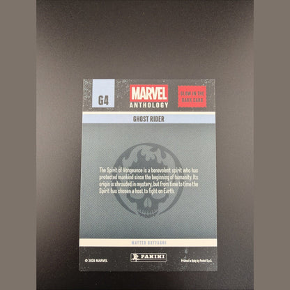 2025 Panini Marvel Anthology Treasure Box Glow-In-The-Dark Insert G4 Ghost Rider