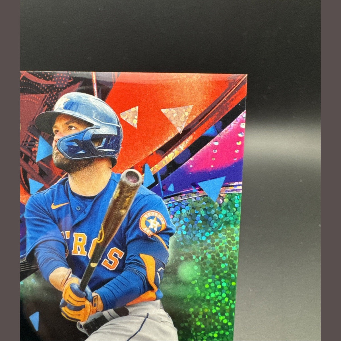 2021 Topps Finest Jose Altuve 116/125 Green Speckle Refractor #96 Astros