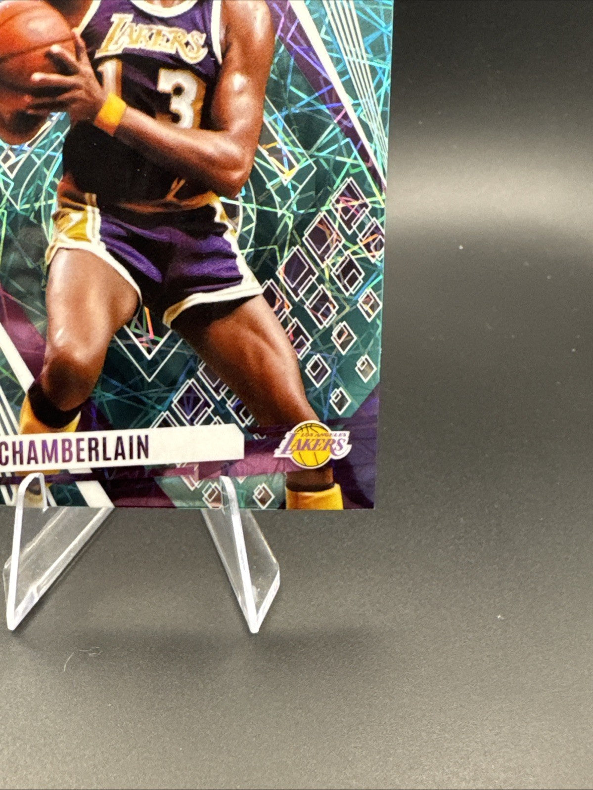 2023-24 Panini Phoenix Wilt Chamberlain #34 Teal Laser - Lakers HOF