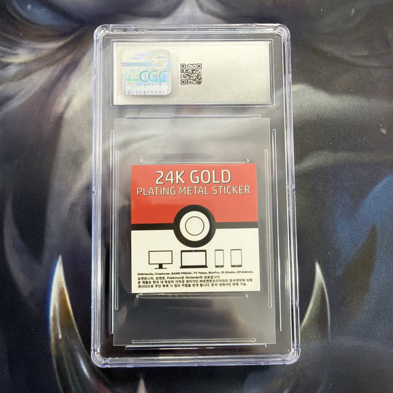Pokemon Gengar Sticker 24K Gold Plated Striking Popping Candy Nation of Cards Pokemon Gengar Sticker 24K Gold Plated Striking Popping Candy Nation of Cards