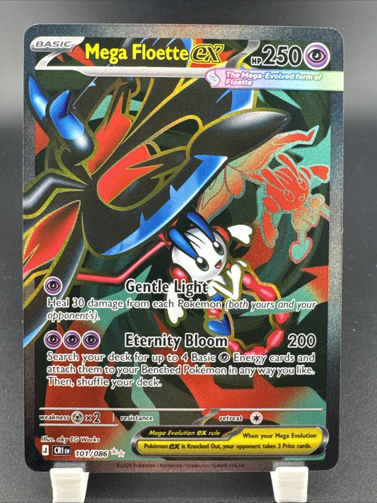 Pokemon Chaos Rising: Mega Floette Ex Full Art Ultra Rare  101/086