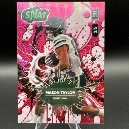 2025 Wild Card Splat Mason Taylor Rookie RC 3/5 #SBPNK04-MT