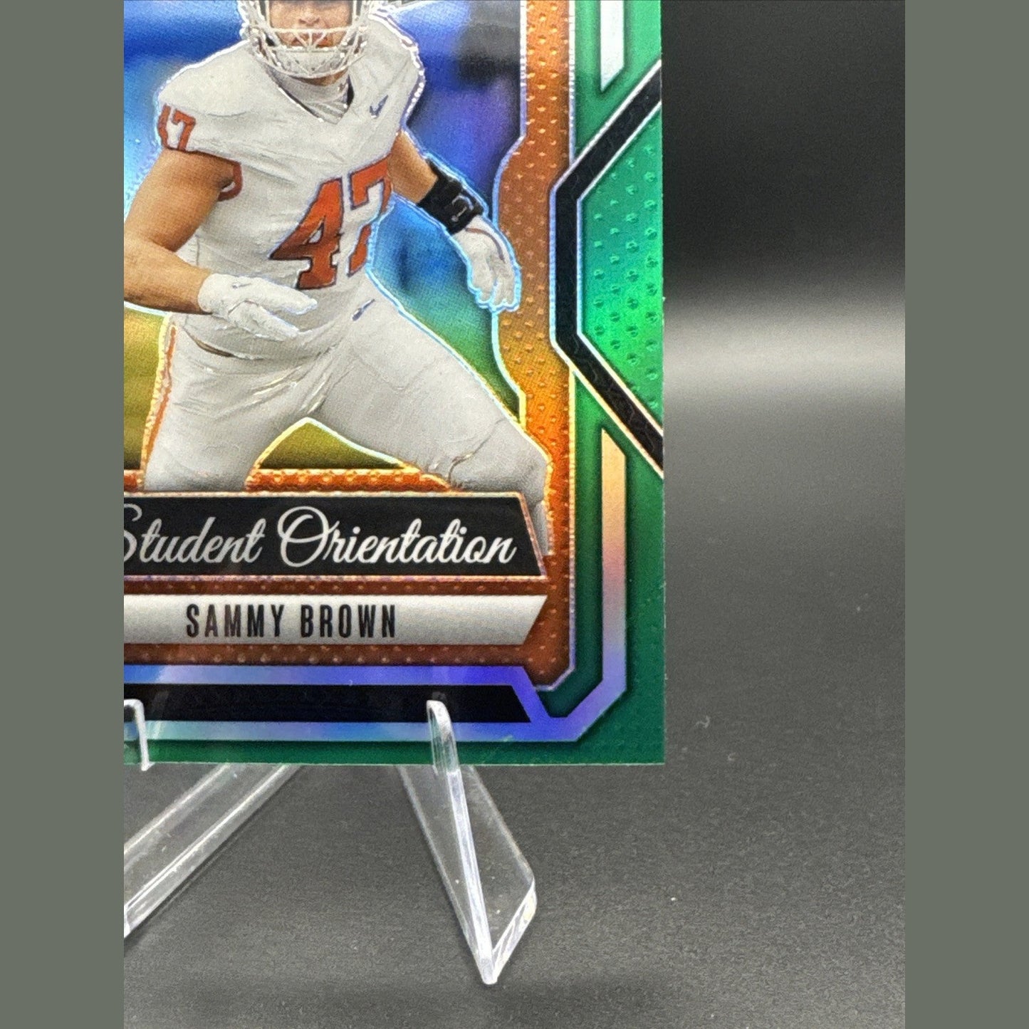 Sammy Brown 2025 Panini Prizm Draft Picks Student Orientation Green #5