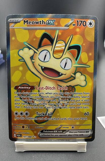 Meowth ex 107/088 Me03: Perfect Order Holo