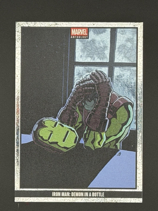 2025 Marvel Anthology Sparkle Holo /300 - 18 - Iron Man: Demon in a Bottle