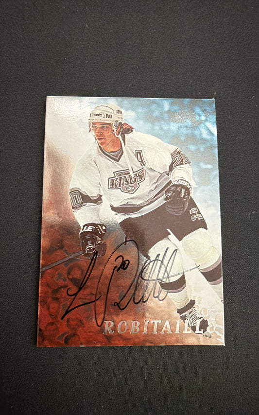 1998-99 In the Game Be A Player - Luc Robitaille #61 Silver Autographs (AU)