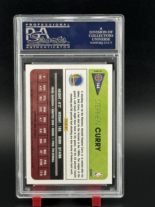 Stephen Curry 2012 Panini Past & Present #144 Golden State Warriors PSA 10 GEM