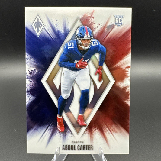 2025 Panini Phoenix Color Blast Rookie Abdul Carter #6 New York Giants