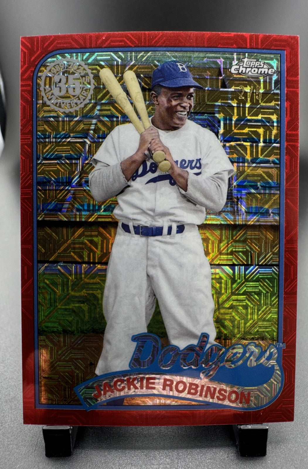 2024 Topps Chrome Mojo Jackie Robinson 2/5