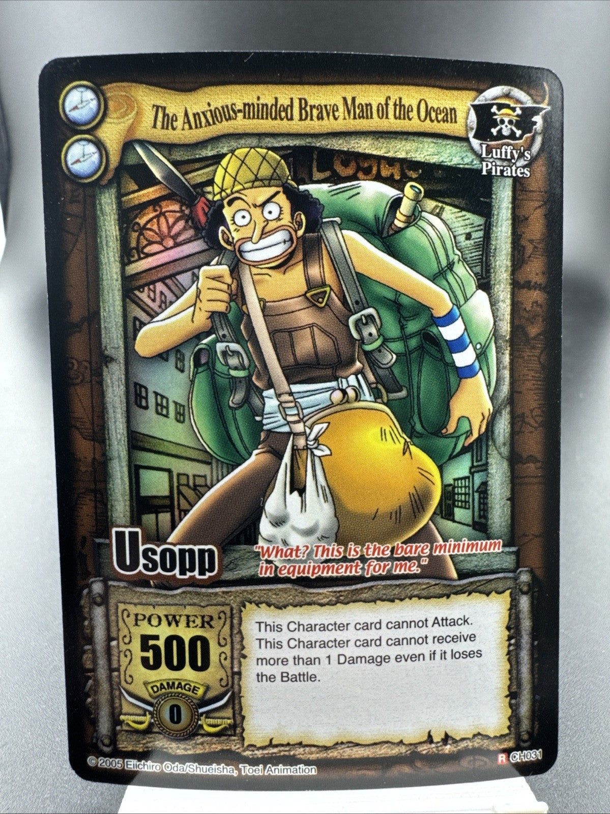 Bandai One Piece CCG Card Usopp The Anxious-minded Brave Man Of The Ocean Holo