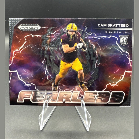 2025 Panini Prizm Draft Picks Football Cam Skattebo #F-CSO RC Fearless