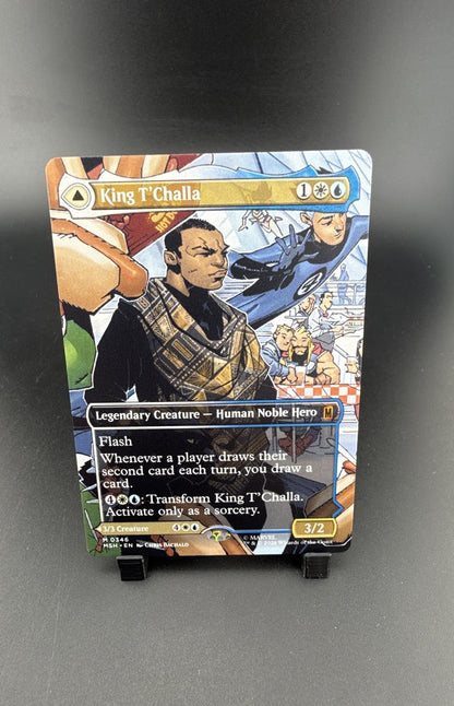 King T'Challa (Borderless) (0346) Marvel Super Heroes Regular