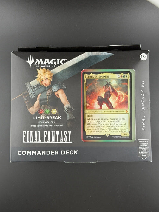 Magic The Gathering Final Fantasy VII Commander Deck Limit Break MTG - Sealed