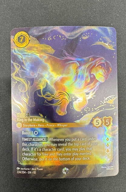 Simba - King in the Making (Enchanted) 224/204 Whispers in the Well Holo