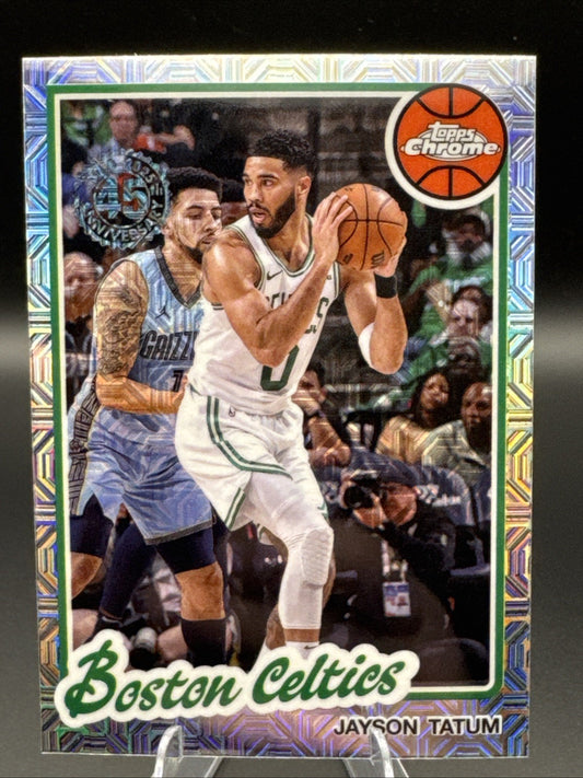 2025-26 Topps Jayson Tatum 1980-81 Chrome Mojo Refractor #TC-JT Celtics