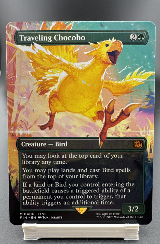 Traveling Chocobo (Borderless) Final Fantasy Regular