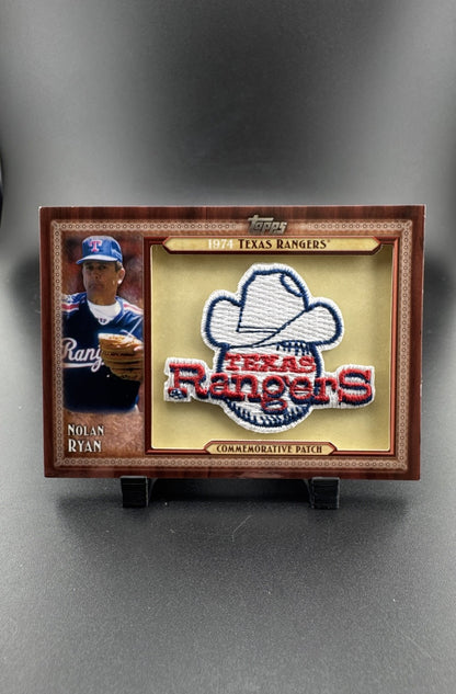 2011 Topps Update Series Throwback Manufactured Patch Nolan