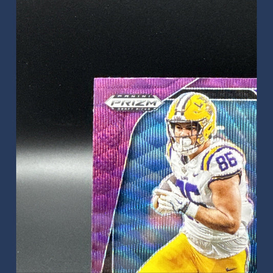 2025 Panini - Prizm Draft Picks Mason Taylor Purple Wave #53 (RC)