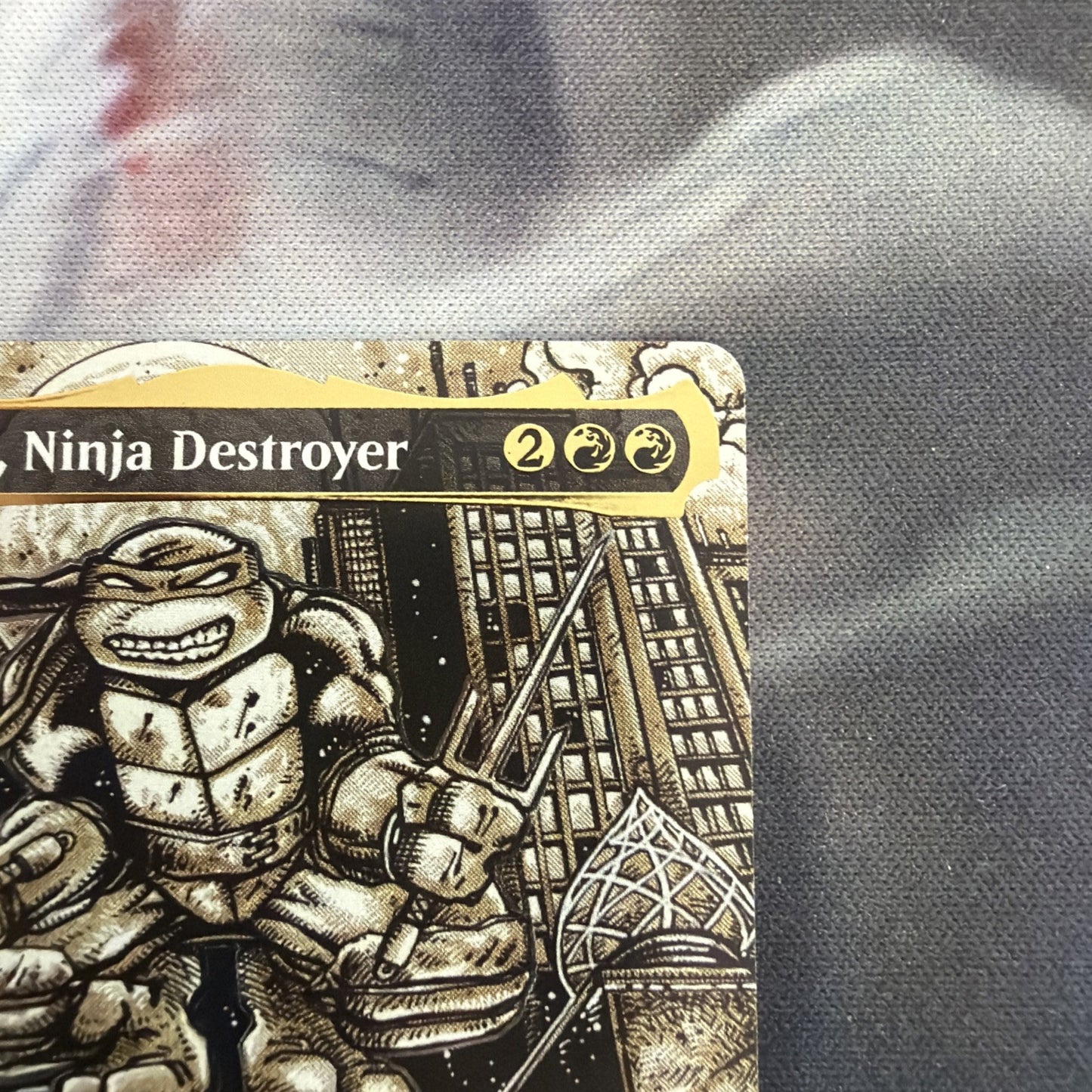 Raphael, Ninja Destroyer (Borderless) (Gold-Stamped Signature)