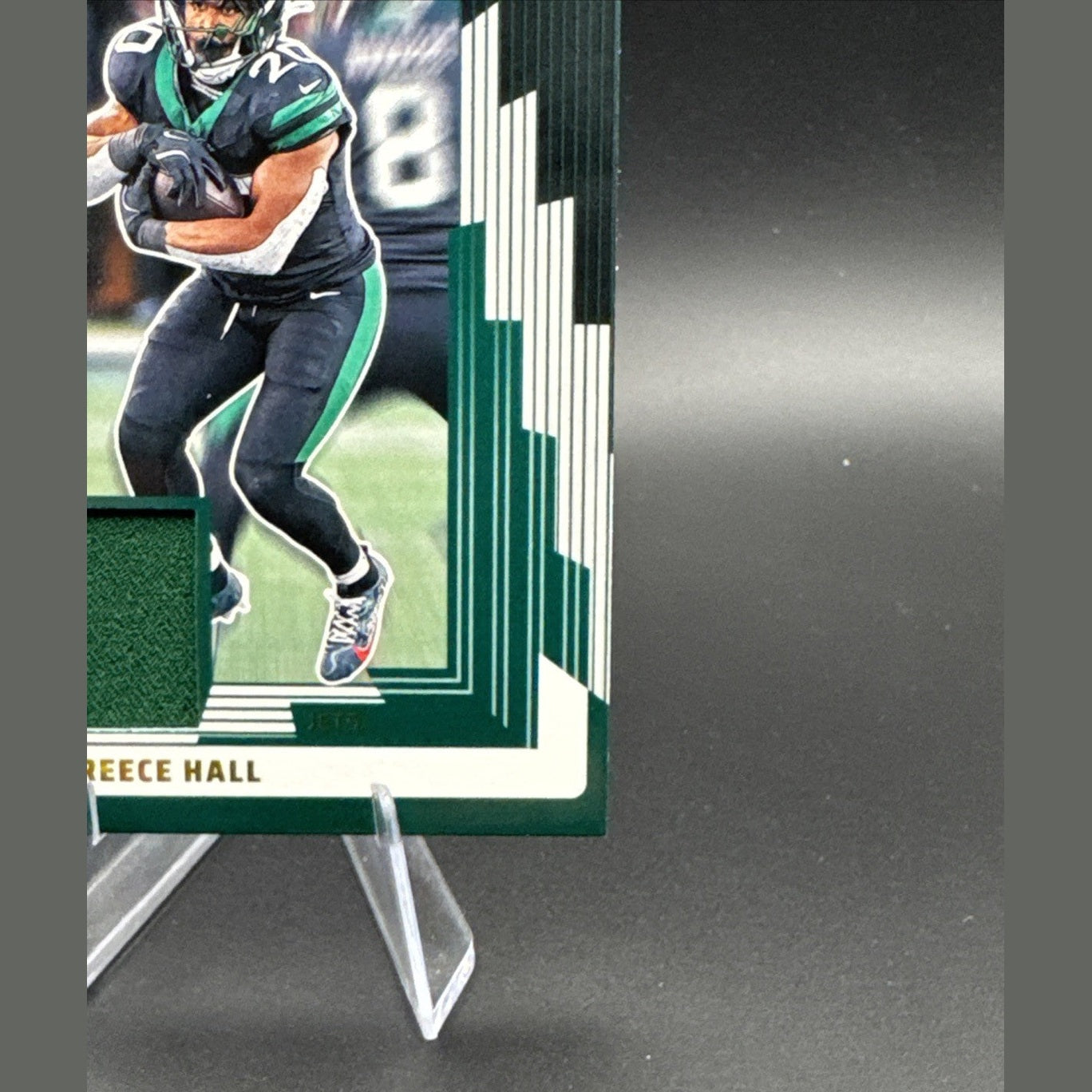 Breece Hall 2025 Panini Score Zoned In Patch #ZON-BHL New York Jets