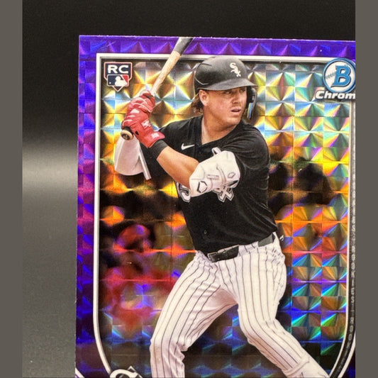 Chase Meidroth 2025 Bowman Chrome #71 Purple Geometric Refractor 221/250 RC