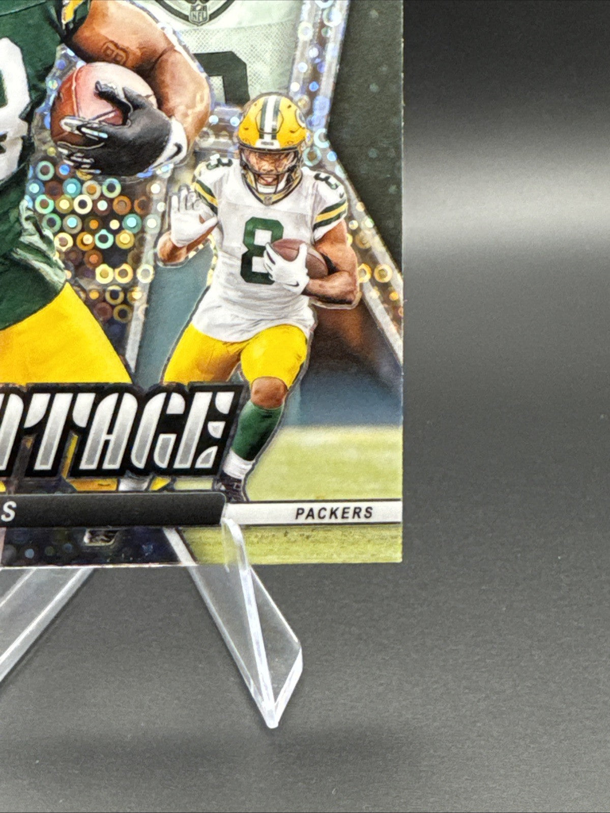 2024 Panini Mosaic Montage No Huddle Silver #M-17 Josh Jacobs Packers