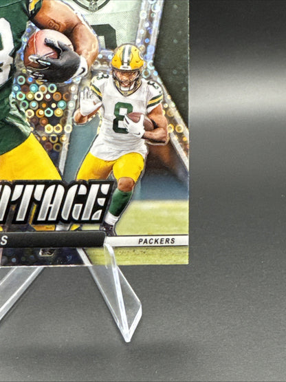 2024 Panini Mosaic Montage No Huddle Silver #M-17 Josh Jacobs Packers