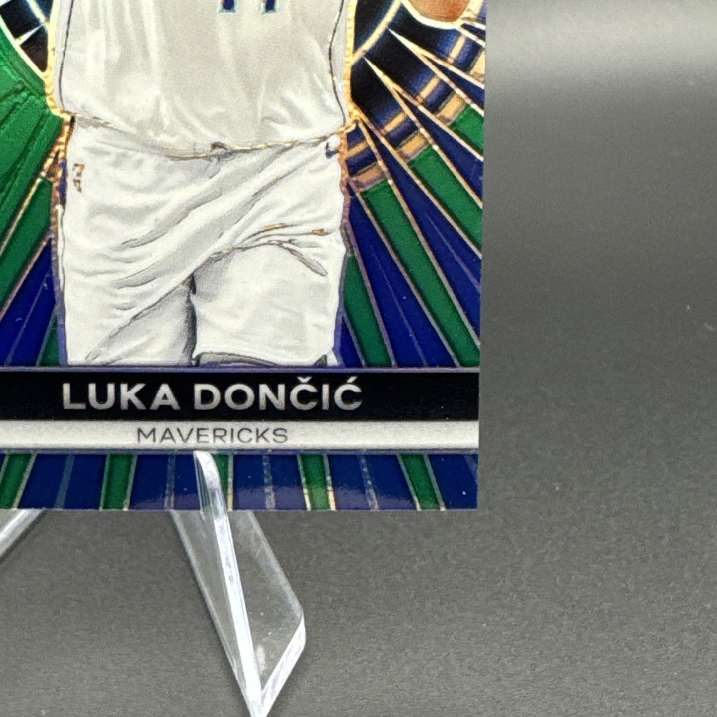 2023-24 Panini Prizm Luka Doncic Green Prizm Dominance #2 Mavs - Lakers