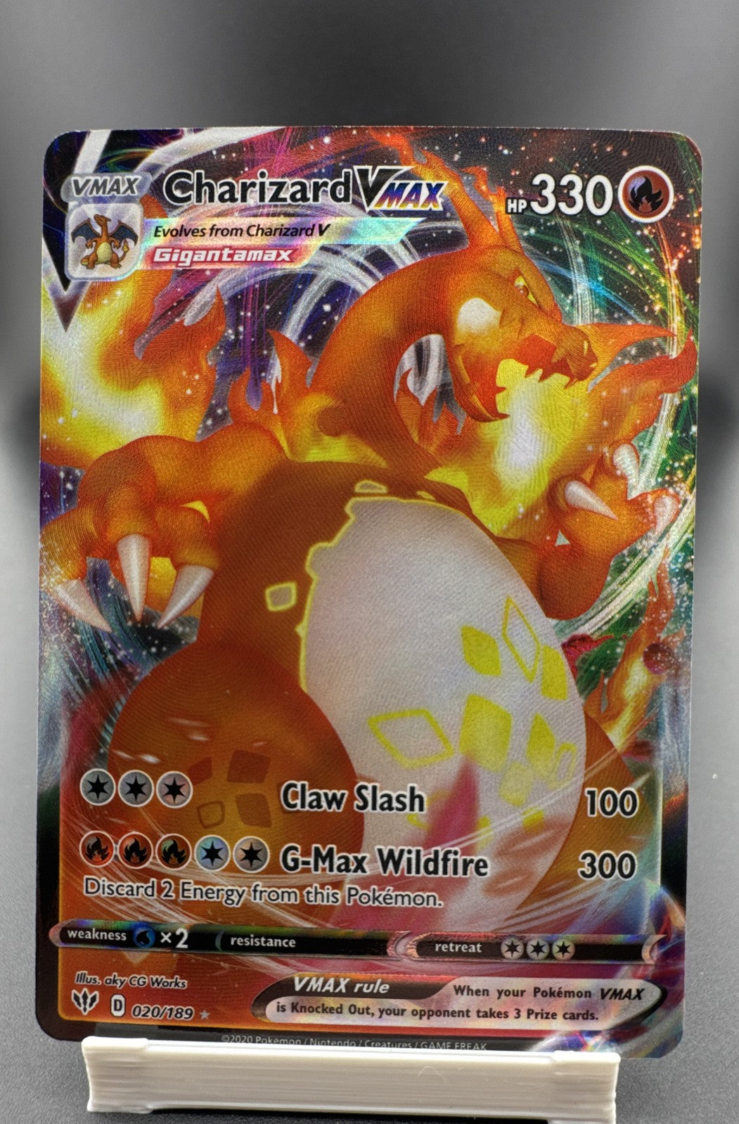 Charizard VMAX 020/189 Swsh03: Darkness Ablaze Holo
