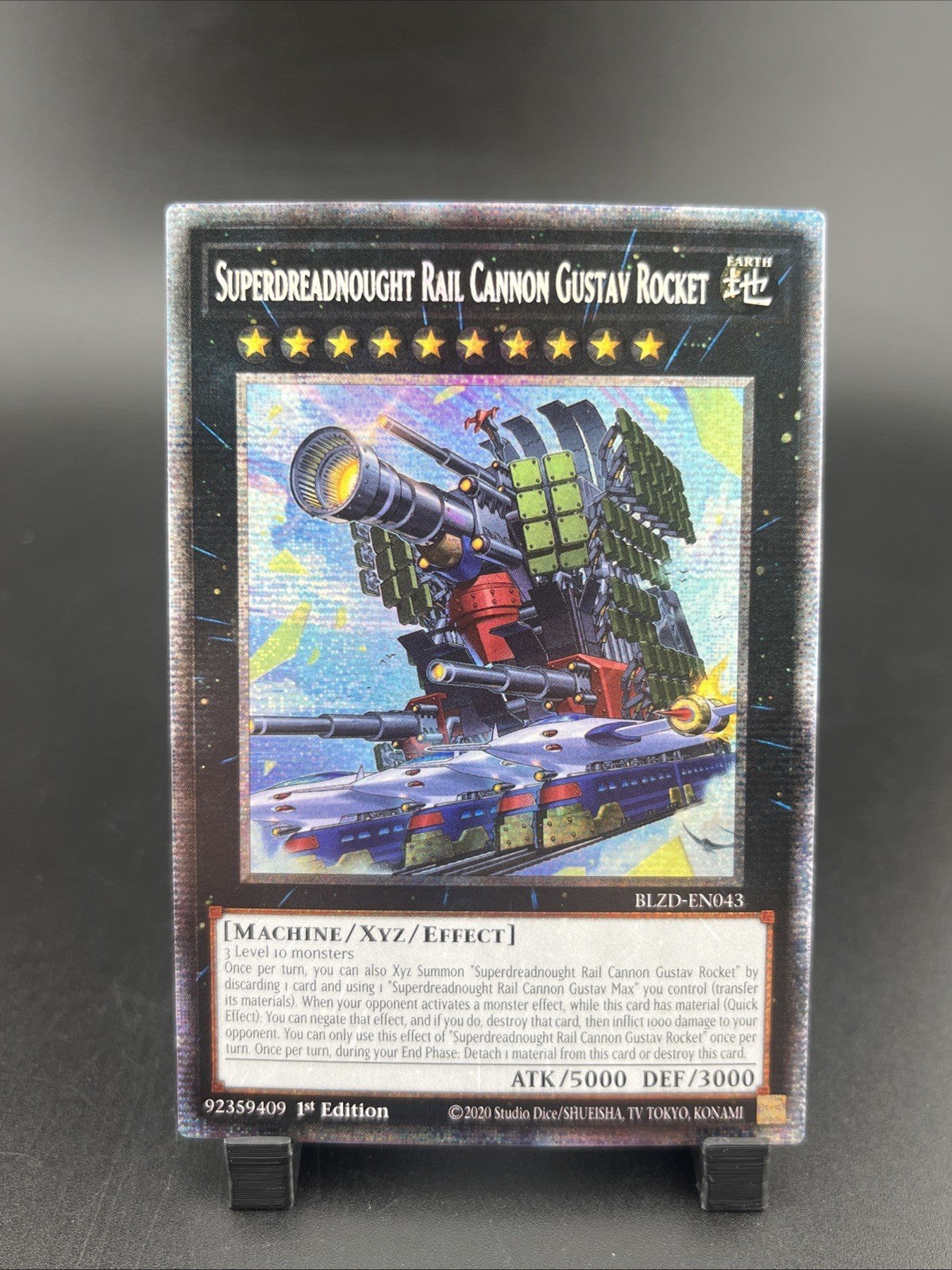 Superdreadnought Rail Cannon Gustav Rocket (Starlight Rare) BLZD-EN043...