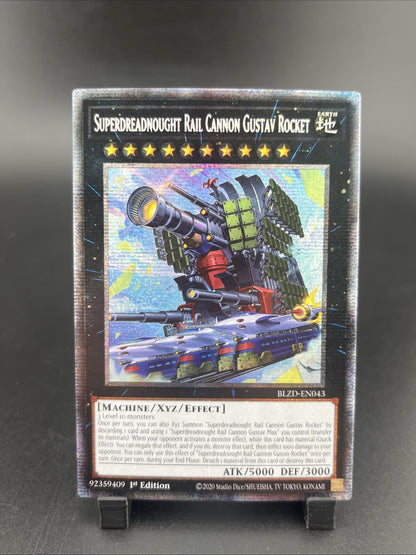 Superdreadnought Rail Cannon Gustav Rocket (Starlight Rare) BLZD-EN043...