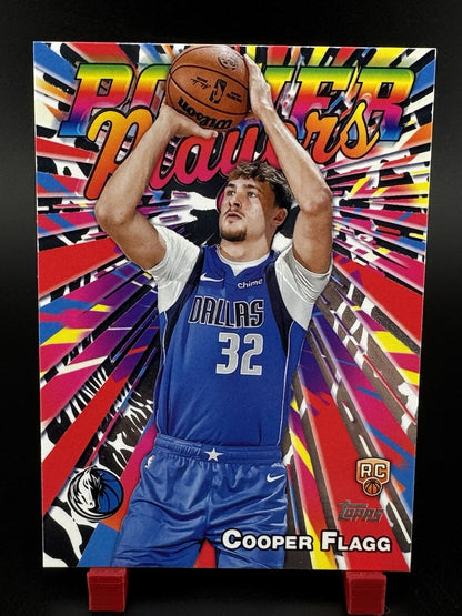 COOPER FLAGG RARE Rookie COLOR SPLASH INVESTMENT CARD ROTY | MAVERICKS RC
