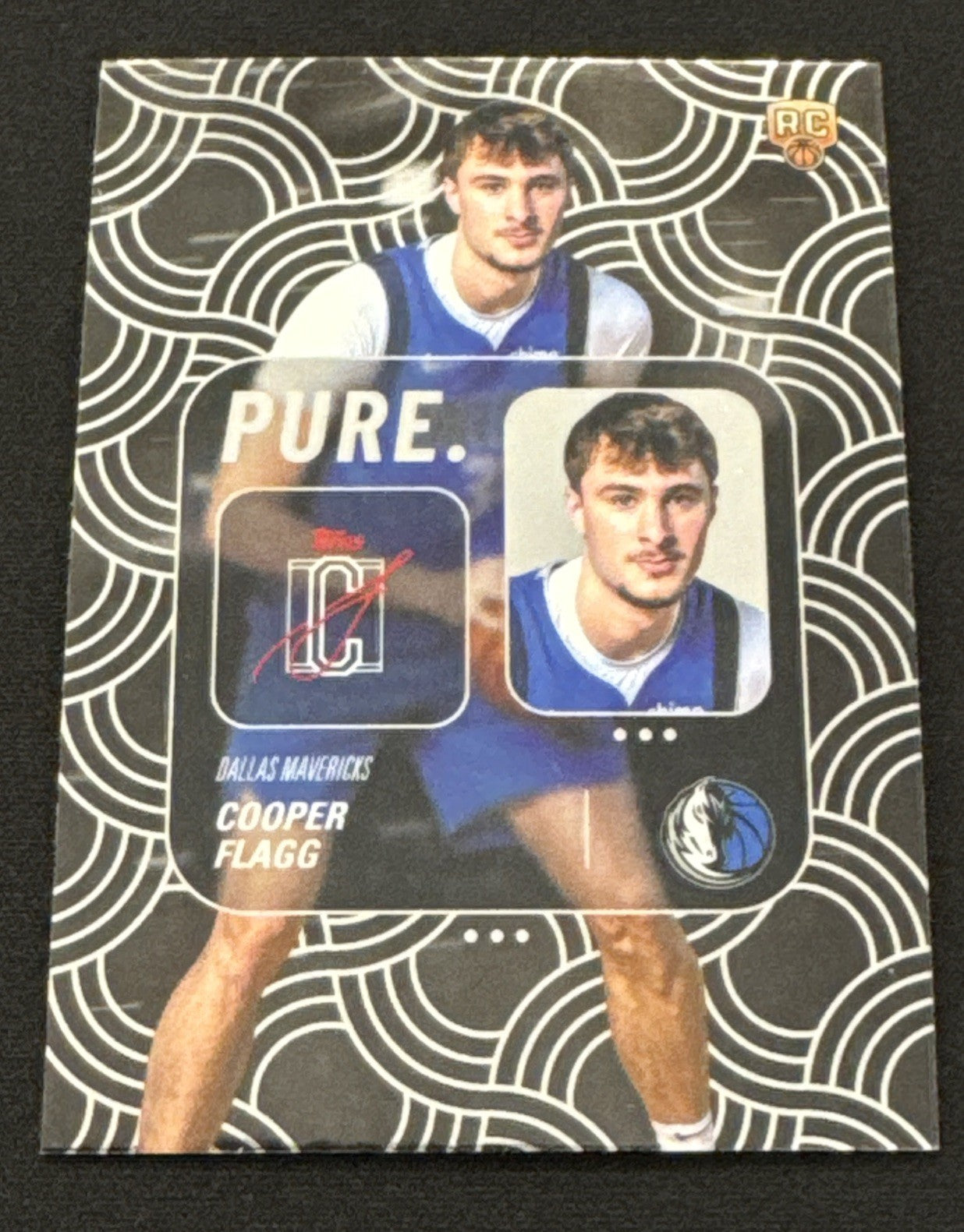 Cooper Flagg PURE 2025-26 Topps Signature Class RC #PU-16 Dallas Mavericks