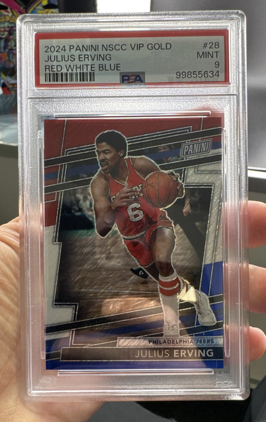 2024 National Convention VIP Gold Pack Julius Erving 25/25 Red White Blue