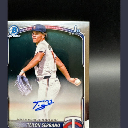 2025 Bowman Chrome Prospects Teilon Serrano 1st Bowman Auto #CPA-TS