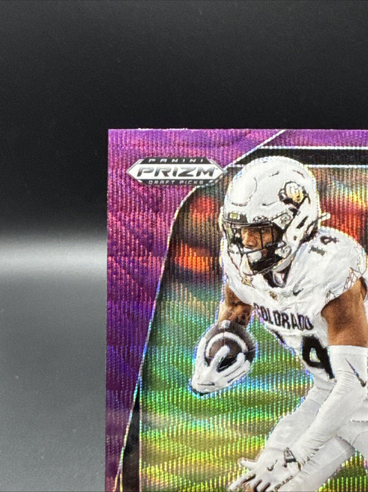 2025 Panini Prizm Draft Picks Will Sheppard Purple Prizm Colorado #23
