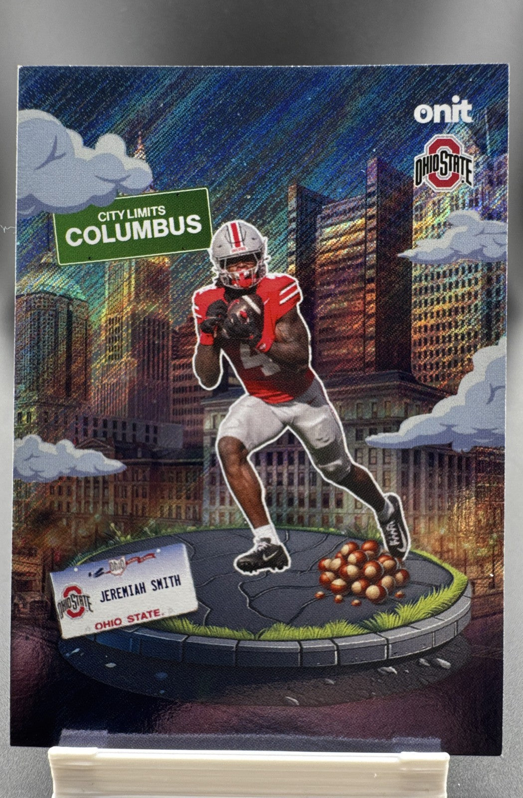 2025 Onit Athlete Ohio State Buckeyes - City Limits Night Jeremiah Smith #CL-13