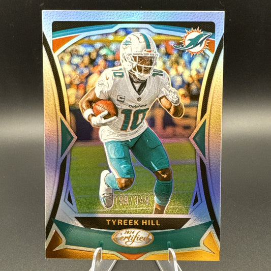 2024 Panini Certified Tyreek Hill Mirror Parallel 199/349 Dolphins #97